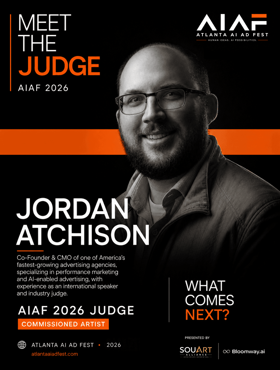 Jordan Atchison — AIAF 2026 Jury